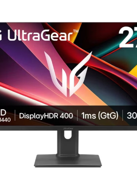 LG27G64NA2K300HzFastIPSHDR400升降旋转电竞显示屏HDMI2.1 300Hz