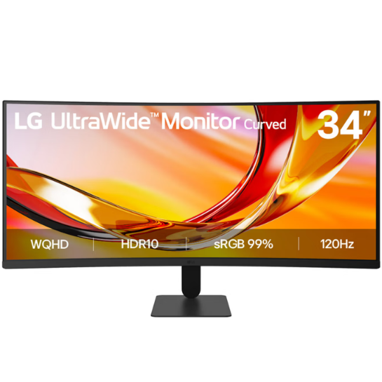 LG34U601B 34寸21:9曲带鱼屏准4K120Hz显示器VAHDR10sRGB99%1800R