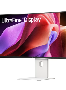 LG40U990A40寸IPSBlack显示器5K*2K 白色120HZ雷电5曲面带鱼DP2.1