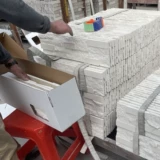 Каменная мозаика натуральная мраморная мраморная белый песок с длинной полоса