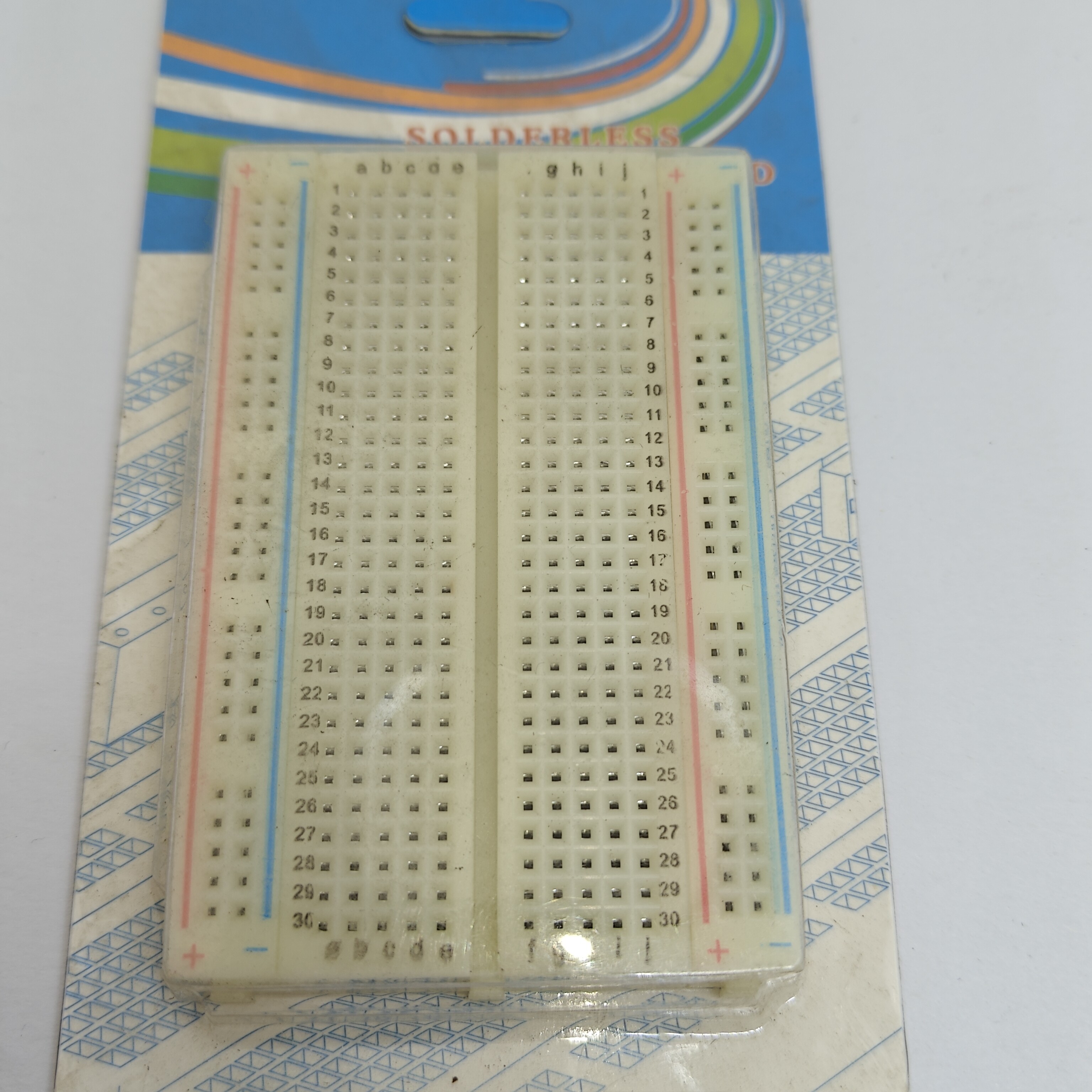 面包板 实验室线路板 跳线板 电子diy 8.2*5.5*0.85cm