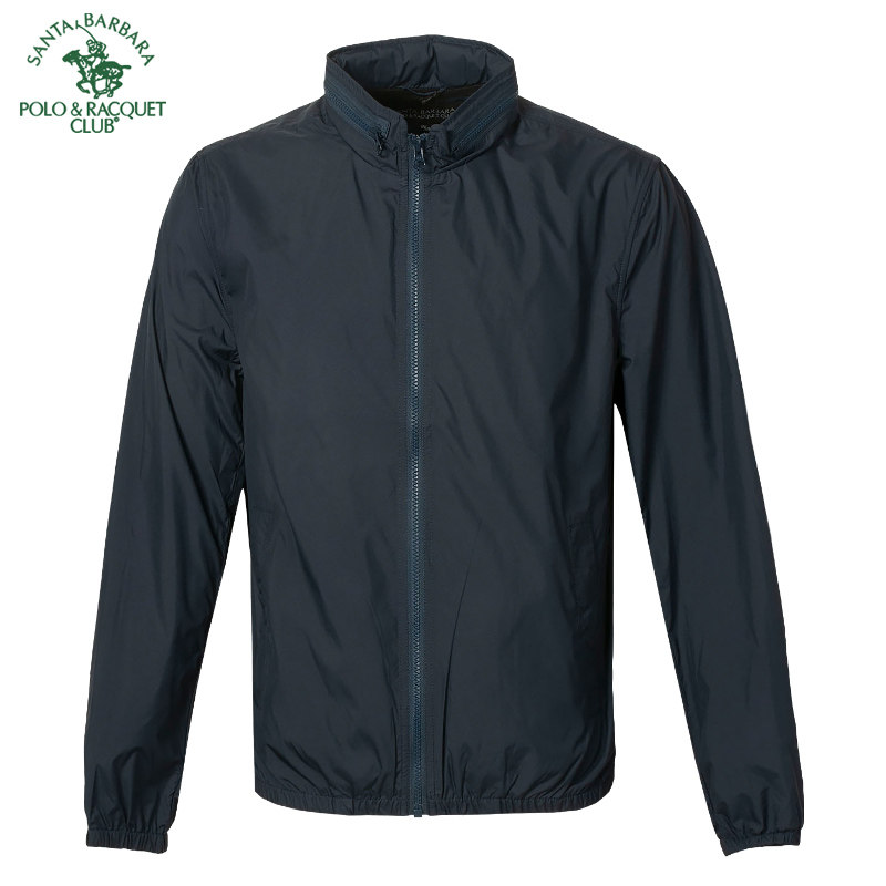 圣大保罗 男装春款纯色休闲修身版单外套