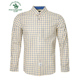 圣大保罗春季 新品 纯棉休闲合身格子长袖 S.B.P.R.C 衬衫 PS16WH012