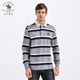 新款 休闲大码 条纹长袖 圣大保罗男装 t恤PS13KT106春夏款