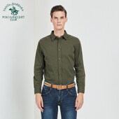 圣大保罗男士 秋季 商务休闲纯棉纯色长袖 S.B.P.R.C 衬衫 PW15WH028
