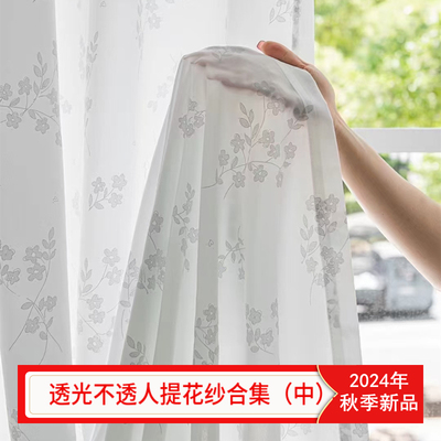 透光不透人天骄纱浮雕提花纱防刮