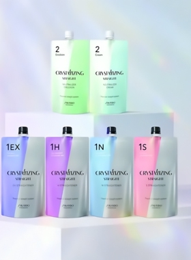 跨境仓 资生堂日本专业美发线CRYSTALLIZING 卷发剂烫发剂软化剂