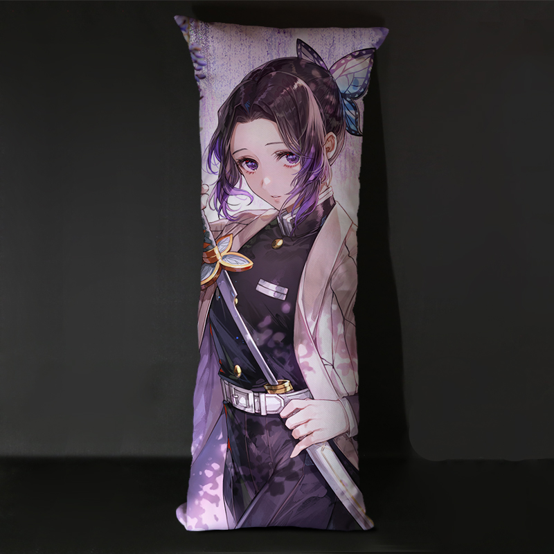 鬼灭之刃蝴蝶忍漫画周边手办等身抱枕头人形玩偶公仔棉花娃娃1m8