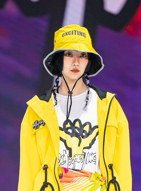 exciTING激动派原创设计运动帽男女休闲棒球保暖雷锋帽渔夫空顶帽