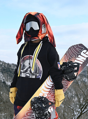 exciTING激动派原创设计兔耳朵帽子男女防风保暖反光