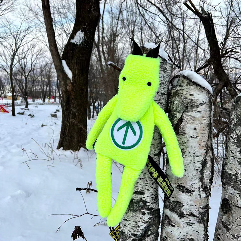 激动派2023新款女男休闲绿马小包