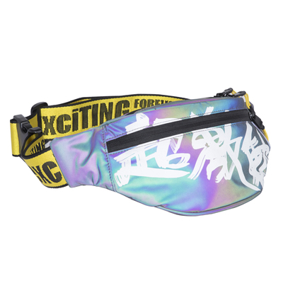跑步腰包张丹峰同款七彩反光