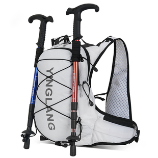 鹰朗15升背包户外骑行包男女轻便防水徒步运动登山包马拉松越野包