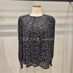 不议价包快递 立体蕾丝衬衫 Michaa 奥特莱斯代购