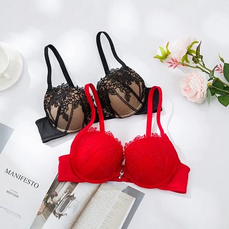 伊丝艾拉ABC厚杯聚拢软钢圈舒适小胸文胸466 专柜正