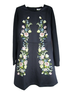 长袖 pink 秋钉钻修身 粉红玛丽 连衣裙PMAGW5556标齐 mary粉红玛琍