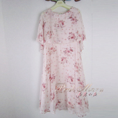 pink 桑蚕丝连衣裙PMAIS5017标齐 短袖 mary粉红玛琍 粉红玛丽夏季