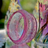 Бесплатная доставка антикварная французская баккара/бакара Элглантье серия розовая хрустальная коробка