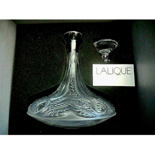 水晶醒酒器 全新带盒 法国奢侈水晶Lalique莱俪2001年度限量版