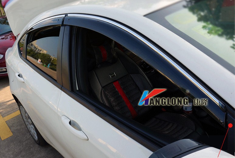 菲亚特注塑晴雨挡加厚雨眉雨挡