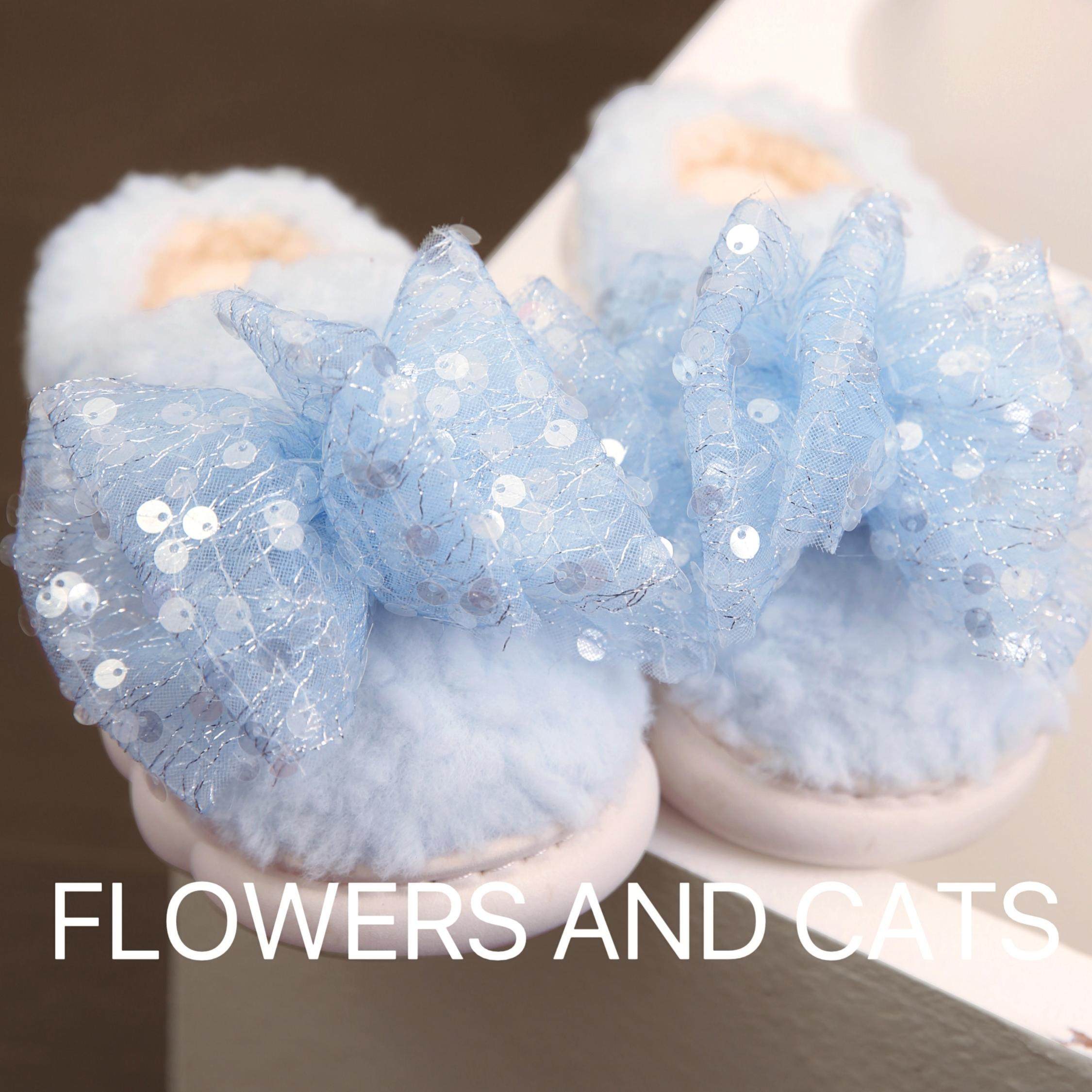 秋冬款儿童棉拖鞋女童可爱公主居家室内包跟艾莎公主T绒保暖拖鞋