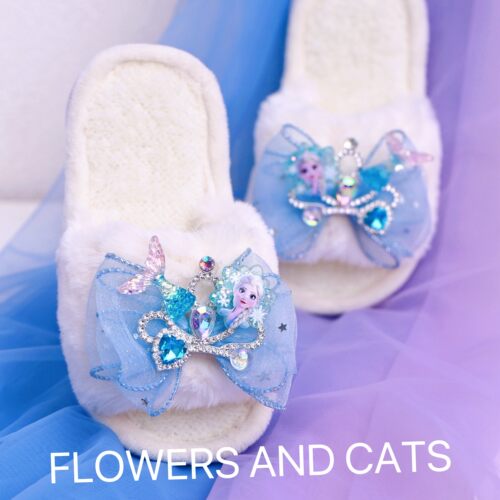 flowersandcats毛毛凉拖鞋女童