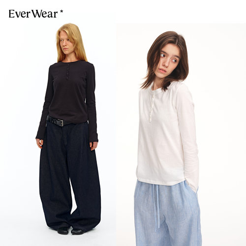 EverWear复古百搭长袖T恤女春