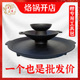 贵州铸铁烙锅开店专商用网红两三层碗涮烤煎一体活油罗锅烧烤抖音