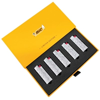 Боковая подарочная коробка с серебряной цветом