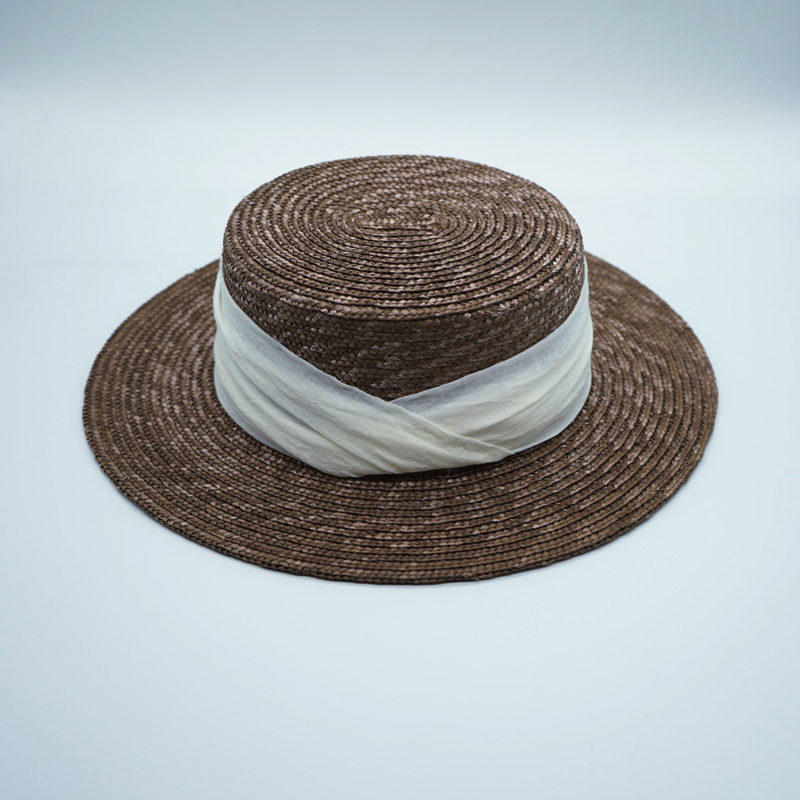 草帽法式复古优雅沙滩防晒礼帽