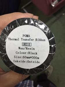 POMA UR112蜡基碳带 混合基碳带 铜版纸标签碳带110*300