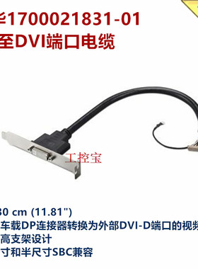 研华1700021831-01 DP to DVI-D转接线PCE-DP10  DP20 34454-01