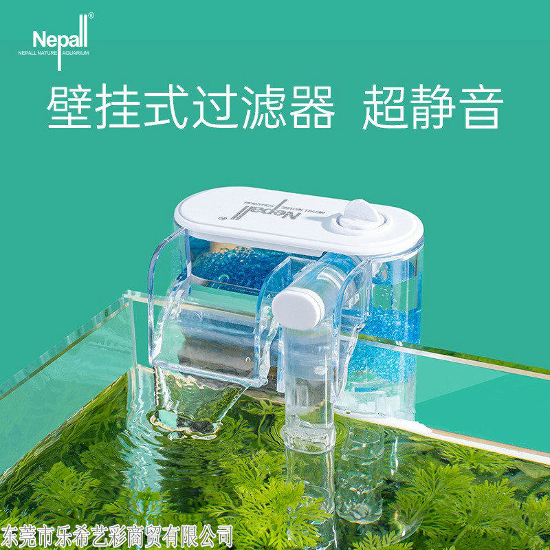 净水瀑布增氧静音家用壁挂式图片