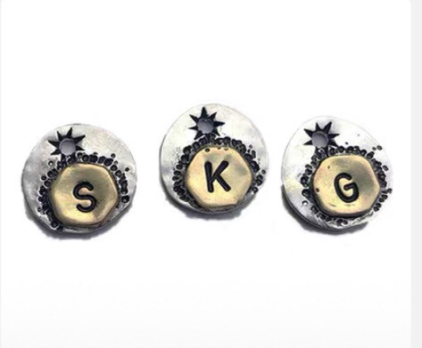 莲说制物 Lotus Studio 纯银手工定制复古字母银牌吊坠,饰品/流行首饰/时尚饰品新,银饰吊坠,淘宝优惠券,粉丝福利购,淘宝优惠卷