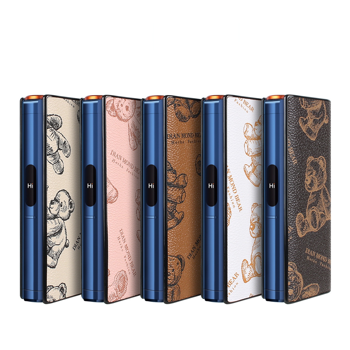 日版GLO HILO plus烟具保护壳 棕熊图案 防摔保护套