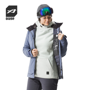 JASMINE ORAGE 黑色 防水保暖厚款 单板双板滑雪服女款 新款 2018