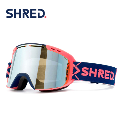 SHRED柱面滑雪镜可卡近视