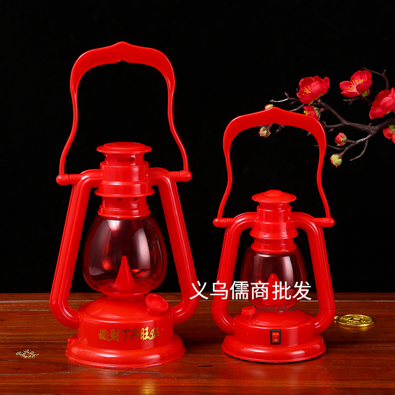船燈子孫燈長明燈引路馬燈喬遷入宅結(jié)婚燈紅色一對長命LED蠟燭燈