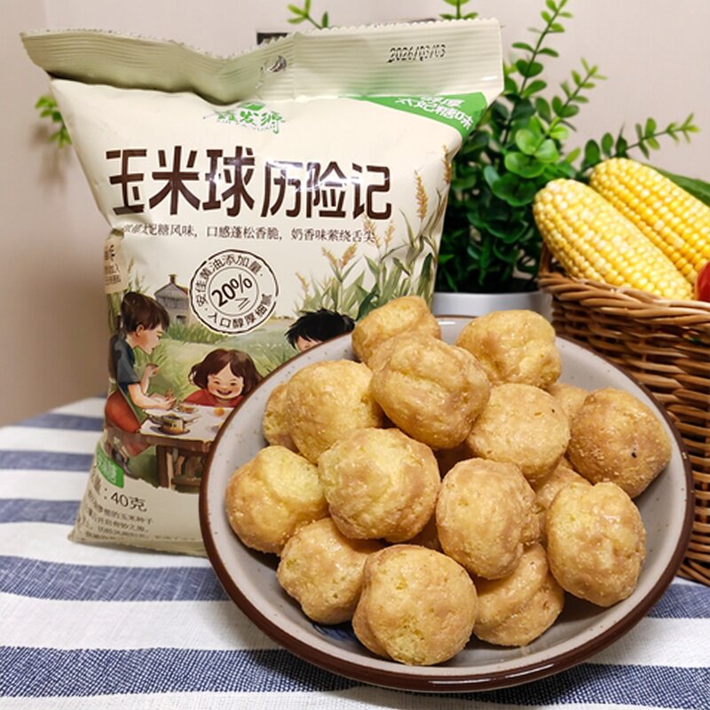 鑫发源太妃糖味非油炸玉米球图片