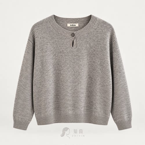 国内专柜代购正品 indicia标记冬季简约针织衫F2C6ZZ419N