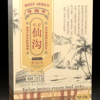 定安仙沟牛肉干海南特产美食
