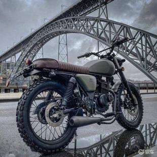 轻骑大韩 U侠 250大脚怪攀爬者黑7轮毂辐条轮改装服务哈佛特223