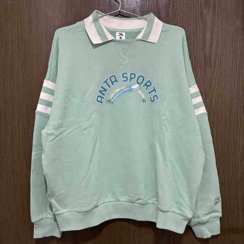 百搭春秋宽松正品POLO衫安踏青年