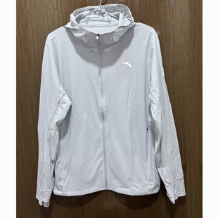 安踏正品夏季男款透气舒适连帽皮肤衣梭织薄外套上衣452430210
