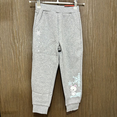 儿童保暖加绒运动长裤