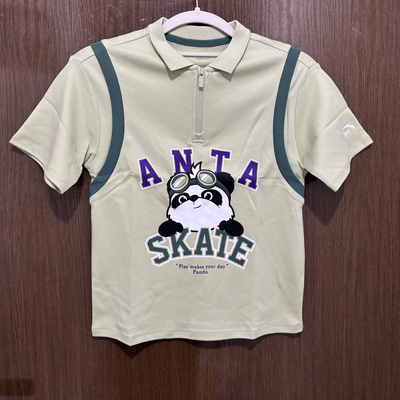 安踏儿童正品夏季男小童透气短袖