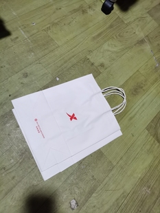 特步手提袋包装袋购物袋纸袋子装衣服鞋子礼品带 鞋拎袋专柜正品