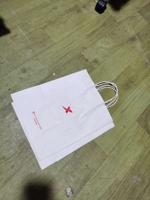 特步手提袋包装袋购物袋纸袋子装衣服鞋子礼品带 鞋拎袋专柜正品