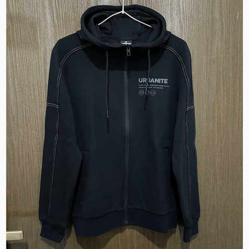 潮流秋冬运动外套特步连帽男士