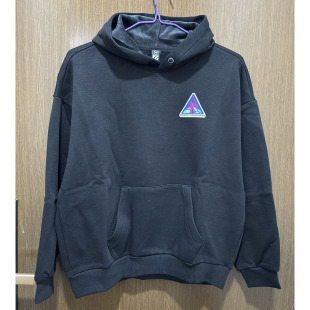 安踏正品 休闲连帽针织加绒保暧青年运动情侣卫衣172341705 冬季